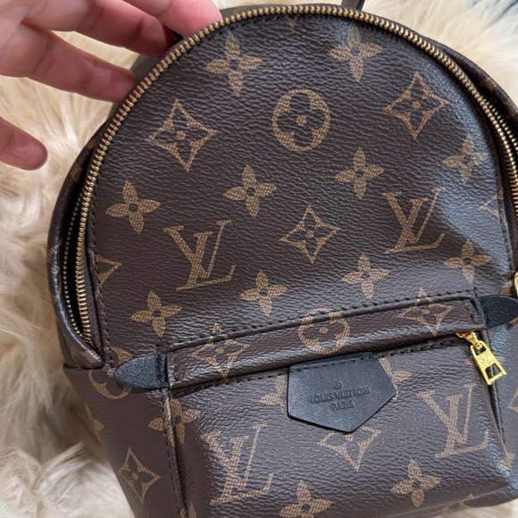 Louis Vuitton Monogram Mini Backpack in Dark Brown with Gold Hardware - Picture 10 of 17